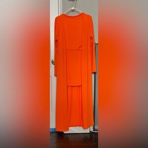 Vibrant Orange Women's Dress